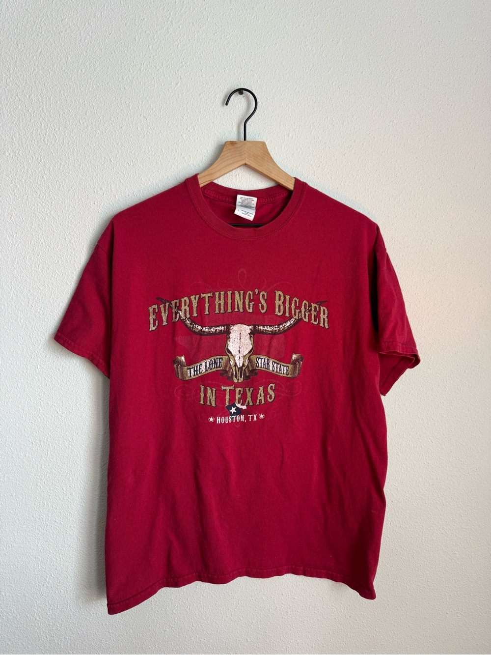 Everything's Bigger in Texas Red Graphic Tee